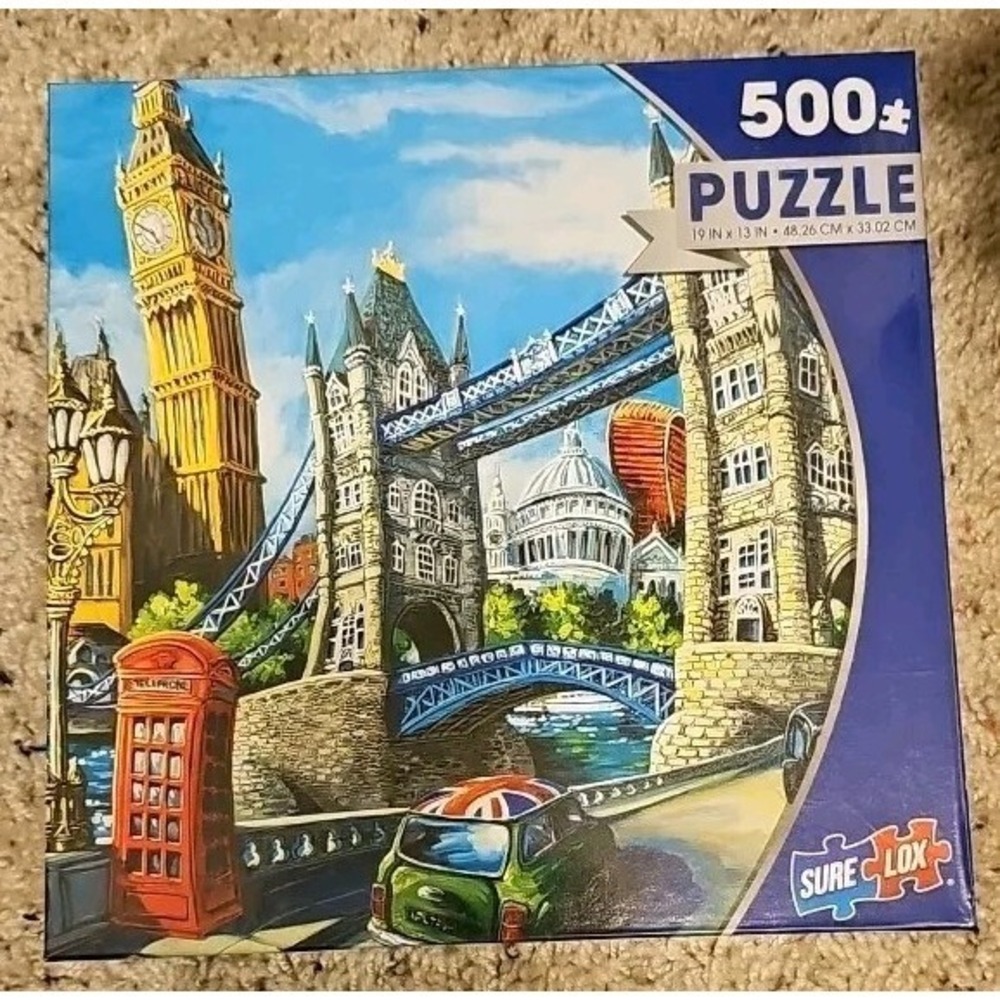 Puzzle 500 Pcs This Is London SURE LOX 19X13 Large New Sealed